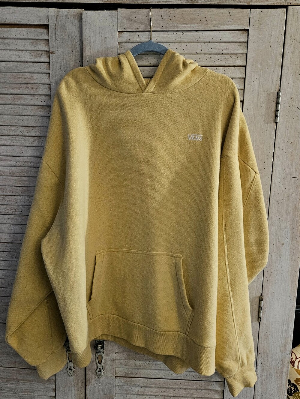 EUC Womens VANS Hoodie Sweatshirt Yellow Sz Large